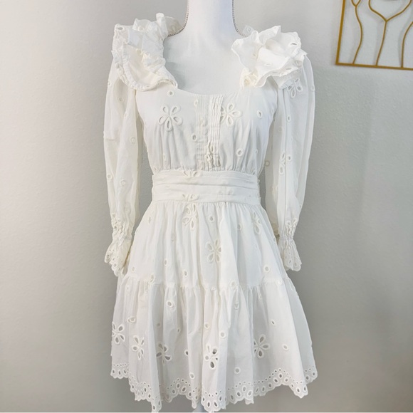 For Love & Lemons Serena Mini Dress (Size Small) - Picture 5 of 6